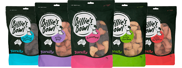 Assorted biscuit dog treats